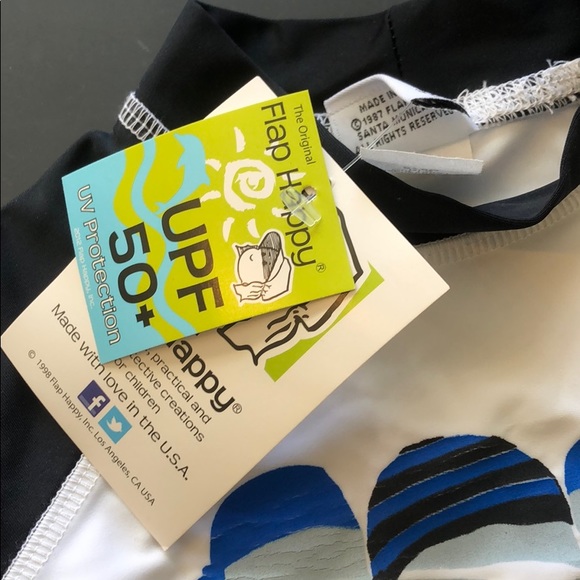 Flap Happy Boys' Baby UPF50+Graphic Rash Guard NWT - Picture 2 of 6